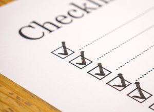 checklist paper